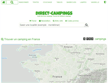 Tablet Screenshot of direct-campings.com